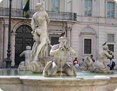 Rom - Fontän, Piazza Navona